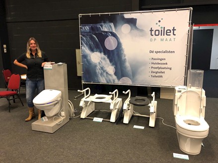 Stand Spierziektecongres 2019 Toilet Op Maat toiletoplossingen voor mensen met bv een spierziekte